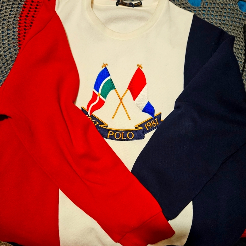 Polo Ralph Lauren Crossflags Sweater XXL- ONLY WORN ONE TIME